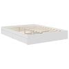 vidaXL Storage Bed with Headboard White 150 x 200 cm Engineered Wood