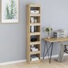vidaXL Book Cabinet/Room Divider Sonoma Oak 40x30x198 cm