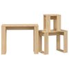 vidaXL Nesting Tables 3 pcs Sonoma Oak Engineered Wood