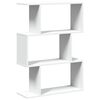 vidaXL Room Divider Bookcase 3-Tier White 70x24x97 cm Engineered Wood