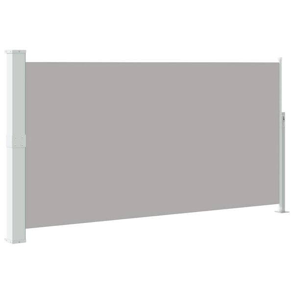 Patio Retractable Side Awning 160 x 300 cm Grey
