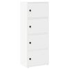 vidaXL Bookcase White 40x24x102 cm Engineered Wood