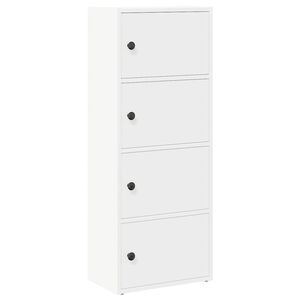 vidaXL Bookcase White 40x24x102 cm Engineered Wood
