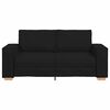 vidaXL 2-Seater Sofa Black 180x78x84 cm Fabric