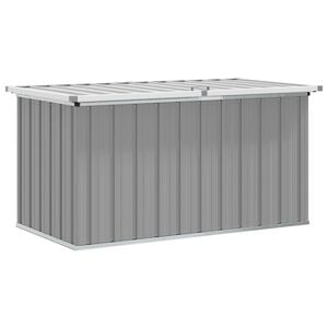 vidaXL Garden Storage Box Grey 129x67x65 cm