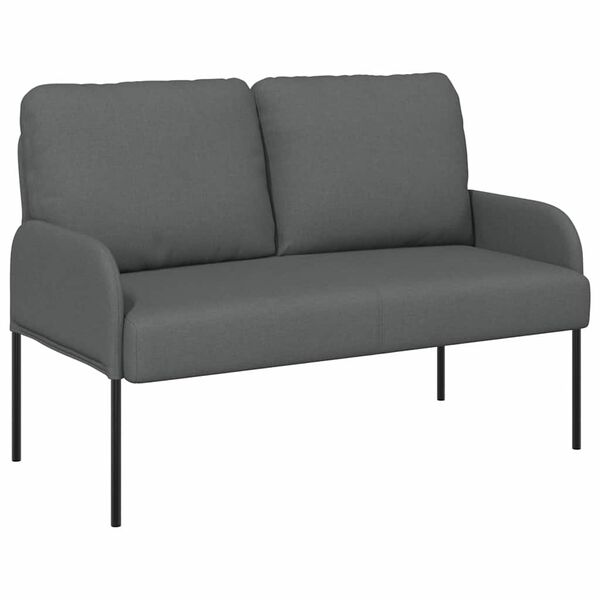 vidaXL Sofas with Cushion 110cm Dark Grey Plywood