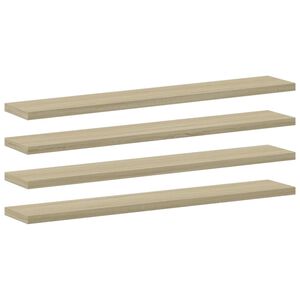 vidaXL Bookshelf Boards 8 pcs Sonoma Oak 60x10x1.5 cm Engineered Wood
