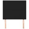 vidaXL Headboard Black 100x5x118/128 cm Fabric