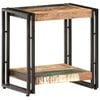 vidaXL Side Table | Mixed wood colors | Reclaimed Wood, Iron | Side Table