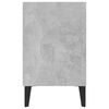 vidaXL TV Cabinet with Metal Legs Concrete Grey 103.5x30x50 cm