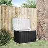 vidaXL Garden Storage Box Anthracite 109x67x65 cm