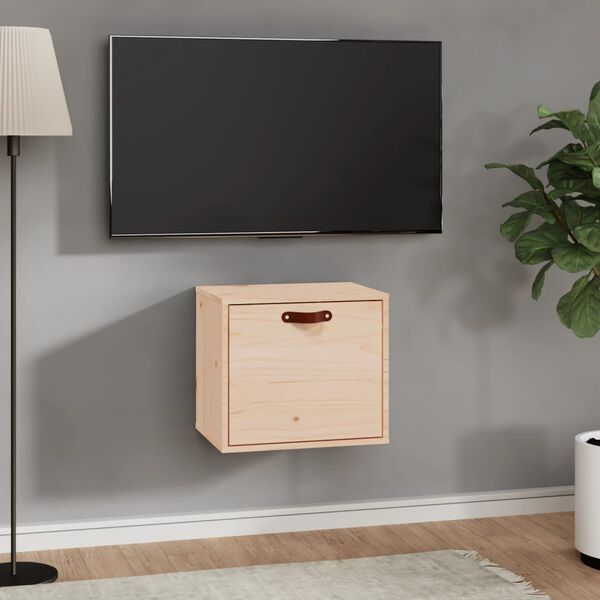 vidaXL Wall Cabinet 40x30x35 cm Solid Wood Pine