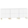 vidaXL Sideboards 3 pcs White 60x35x70 cm Engineered Wood