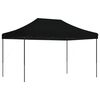 vidaXL Foldable Party Tent Pop-Up Black 440x292x315 cm