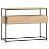 vidaXL Console Table Sonoma Oak 100x40x75 cm Engineered Wood