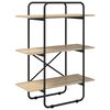 vidaXL Bookshelf 3-Tier 80 x 35 x 105 cm PB Sonoma Oak