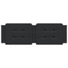 vidaXL Headboard Cushion "Zadar" Black 152 cm Queen Faux Leather