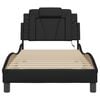 vidaXL Bed Frame "Viana" with LED without Mattress Black 90x190 cm