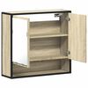 vidaXL Bathroom Mirror Cabinet Sonoma Oak 65x20x60 cm Engineered Wood