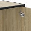 vidaXL Bathroom Sink Cabinet Sonoma Oak 65x33x60 cm Engineered Wood