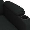 vidaXL Massage Chair Black Fabric