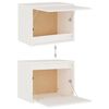 vidaXL TV Cabinets 4 pcs White Solid Wood Pine