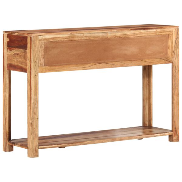 vidaXL Console Table 110x35x75 cm Solid Wood Acacia