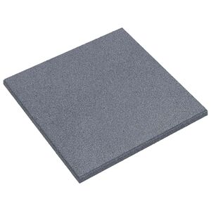 vidaXL Fall Protection Tiles 6 pcs Grey 50 x 50 cm Rubber