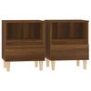vidaXL Bedside Cabinets 2 pcs Brown Oak 40x35x50 cm