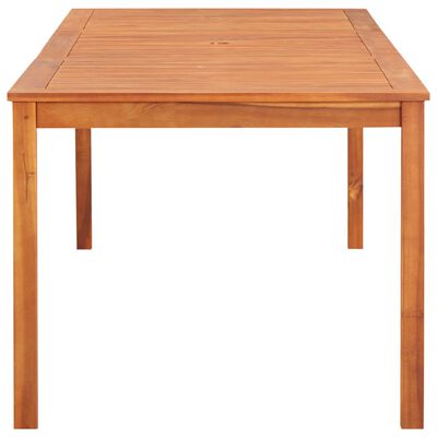 vidaXL Garden Table 215x90x74 cm Solid Acacia Wood