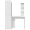 vidaXL Desk 2 pcs White