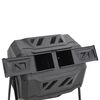 vidaXL Garden Compost Bin Black 73x64x95 cm 160 L