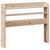 vidaXL Headboard with Shelves 100 cm Solid Wood Pine