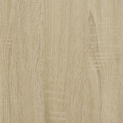 vidaXL Bed Frame Sonoma Oak 90x190 cm Engineered Wood