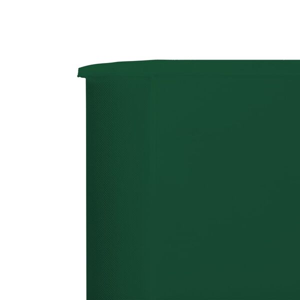 vidaXL 3-panel Wind Screen Fabric 400x120 cm Green