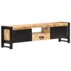 vidaXL TV Cabinet 140x30x40 cm Rough Mango Wood