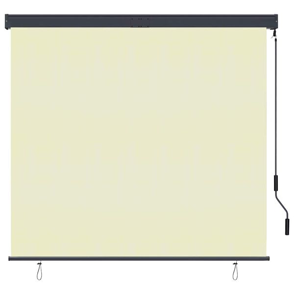 vidaXL Outdoor Roller Blind 160x250 cm Cream