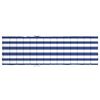 vidaXL Sun Lounger Cushion Blue&White Stripe Oxford Fabric