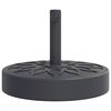 vidaXL Parasol Base for Ø38 / 48 mm Poles 25 kg Round