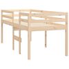 vidaXL High Sleeper Bed without Mattress 90x190 cm Single Solid Wood Pine