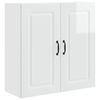 vidaXL Dishwasher Panel Kalmar High Gloss White 80 x 31 x 80 cm