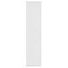 vidaXL Book Cabinet/Sideboard White 66x30x130 cm Engineered Wood