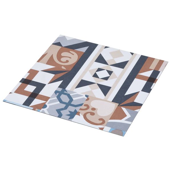 vidaXL Flooring Planks 55 pcs Multicolour 5.11 m&sup2; PVC