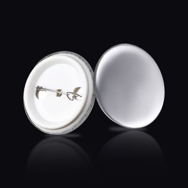 vidaXL Pinback Button Parts 500 Sets 37 mm