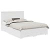 vidaXL Bed Frame with Drawer White 150 x 200 cm Engineered Wood