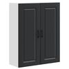 vidaXL Dishwasher Panel Kalmar Black 80 x 31 x 100 cm Engineered Wood