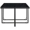 vidaXL 11 Piece Outdoor Dining Set with Cushions Poly Rattan Black