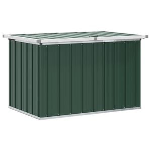 vidaXL Storage boxes Galvanised Steel 109 x 67 x 65 cm Green