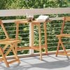 vidaXL Garden Table Folding Brown 78 x 46 x 75 cm Solid Acacia wood