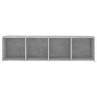 vidaXL TV Cabinet Concrete Grey 142.5x35x36.5 cm Engineered Wood